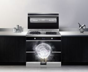 集成灶環保灶可以開放式廚房